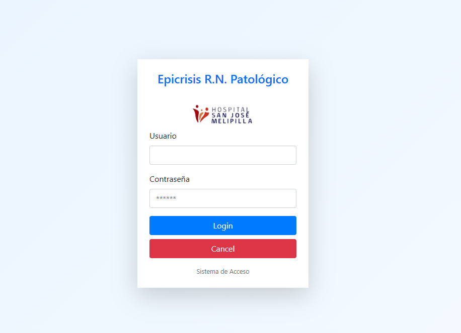 Clinical Neonatology Management System built with ArtiGrid